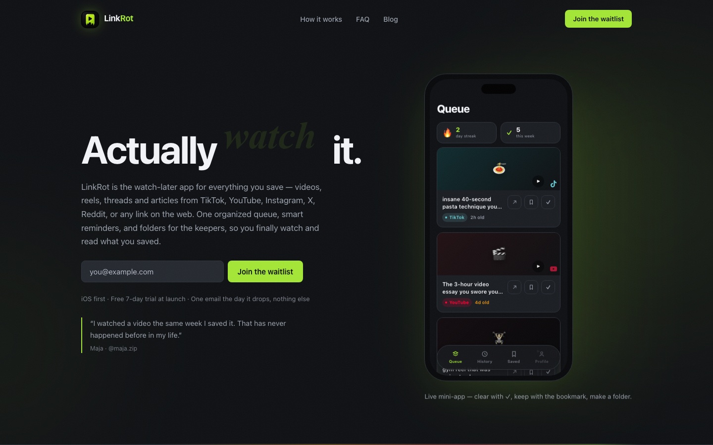 LinkRot website